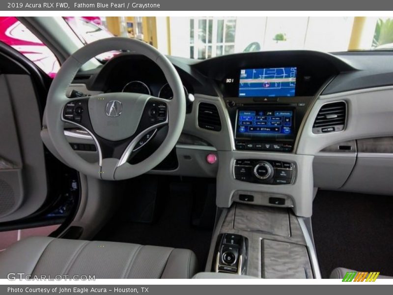 Fathom Blue Pearl / Graystone 2019 Acura RLX FWD