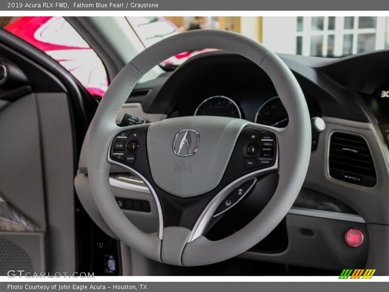 Fathom Blue Pearl / Graystone 2019 Acura RLX FWD