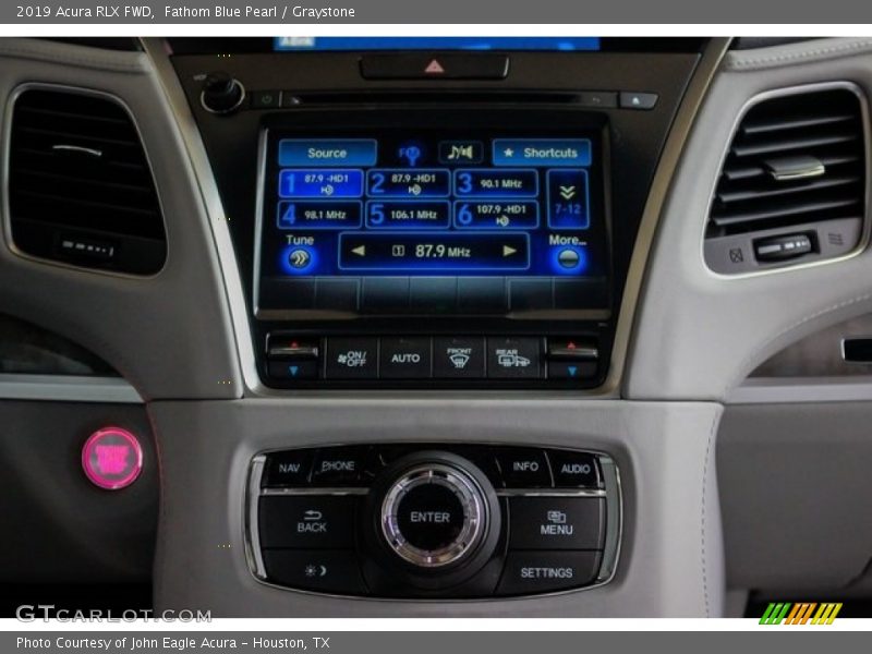 Fathom Blue Pearl / Graystone 2019 Acura RLX FWD