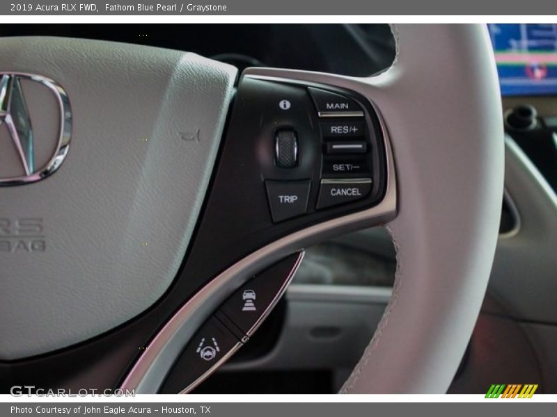 Fathom Blue Pearl / Graystone 2019 Acura RLX FWD
