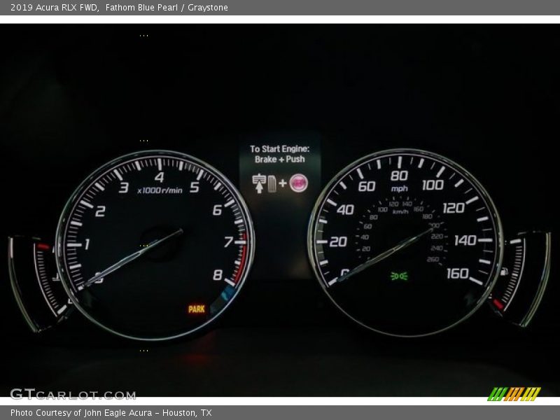 Fathom Blue Pearl / Graystone 2019 Acura RLX FWD