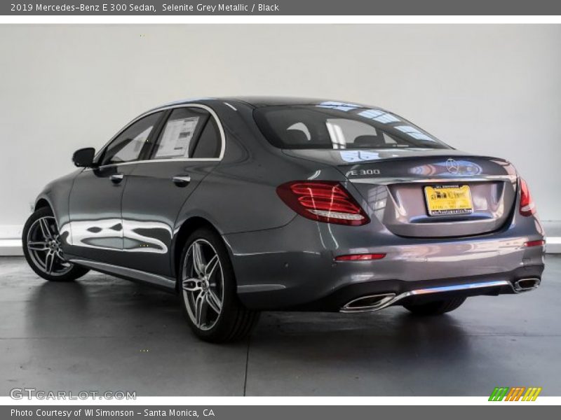 Selenite Grey Metallic / Black 2019 Mercedes-Benz E 300 Sedan
