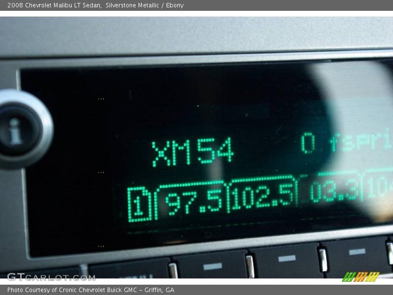 Silverstone Metallic / Ebony 2008 Chevrolet Malibu LT Sedan