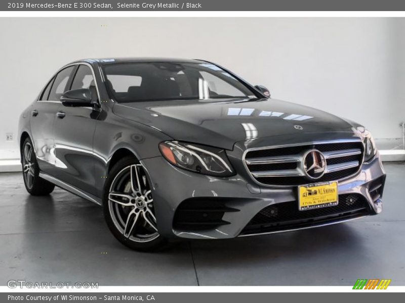 Selenite Grey Metallic / Black 2019 Mercedes-Benz E 300 Sedan