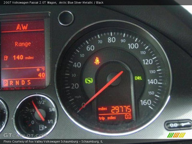Arctic Blue Silver Metallic / Black 2007 Volkswagen Passat 2.0T Wagon