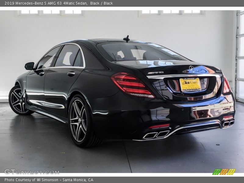 Black / Black 2019 Mercedes-Benz S AMG 63 4Matic Sedan
