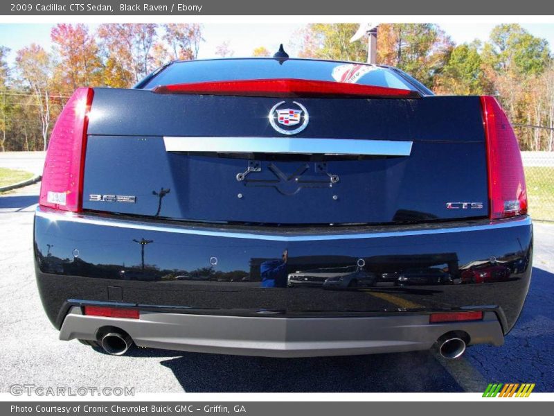 Black Raven / Ebony 2009 Cadillac CTS Sedan