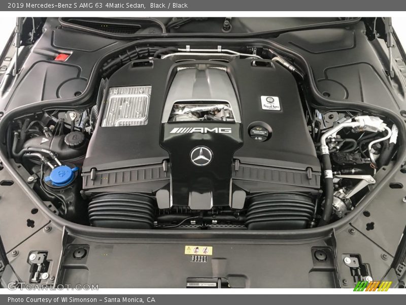  2019 S AMG 63 4Matic Sedan Engine - 4.0 Liter biturbo DOHC 32-Valve VVT V8