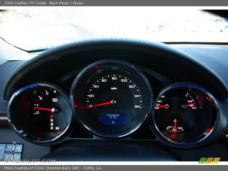 Black Raven / Ebony 2009 Cadillac CTS Sedan