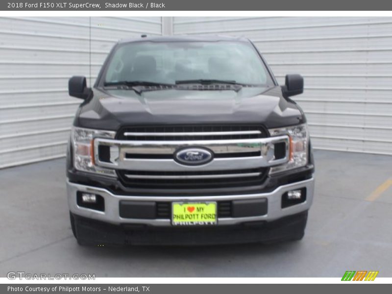 Shadow Black / Black 2018 Ford F150 XLT SuperCrew