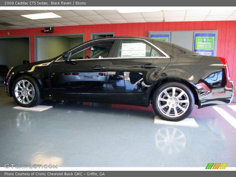 Black Raven / Ebony 2009 Cadillac CTS Sedan