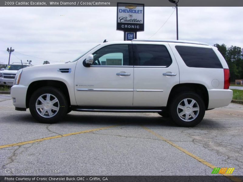 White Diamond / Cocoa/Cashmere 2009 Cadillac Escalade