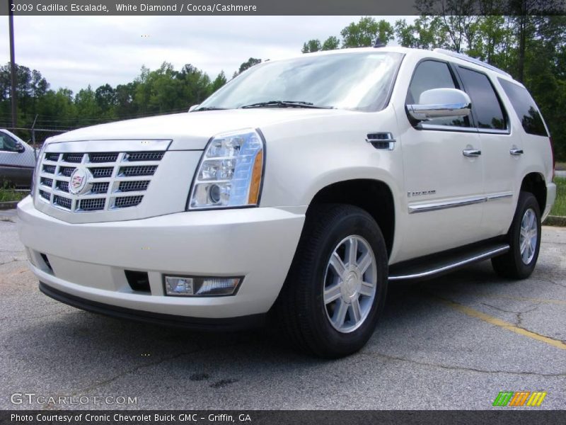 White Diamond / Cocoa/Cashmere 2009 Cadillac Escalade