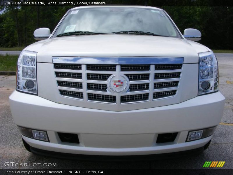 White Diamond / Cocoa/Cashmere 2009 Cadillac Escalade