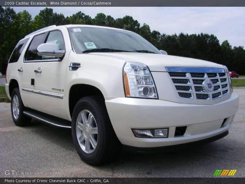 White Diamond / Cocoa/Cashmere 2009 Cadillac Escalade