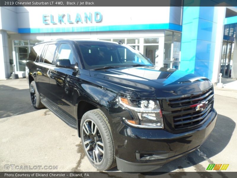 Black / Jet Black 2019 Chevrolet Suburban LT 4WD