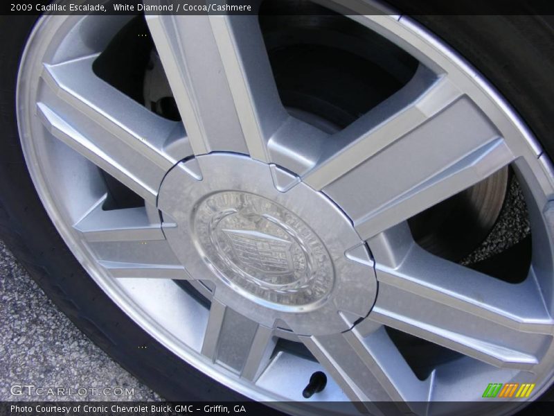 White Diamond / Cocoa/Cashmere 2009 Cadillac Escalade