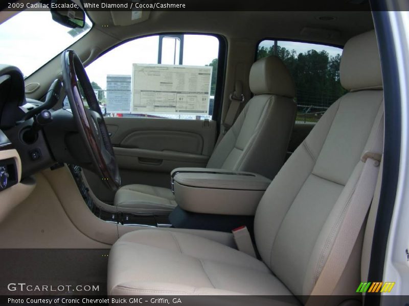 White Diamond / Cocoa/Cashmere 2009 Cadillac Escalade