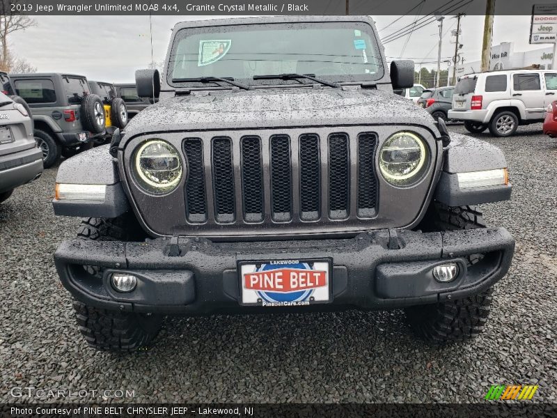 Granite Crystal Metallic / Black 2019 Jeep Wrangler Unlimited MOAB 4x4