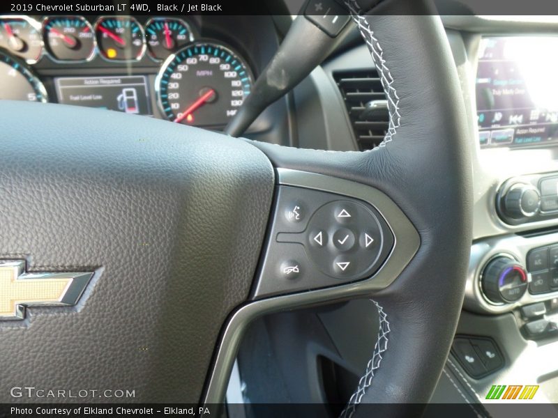 Black / Jet Black 2019 Chevrolet Suburban LT 4WD