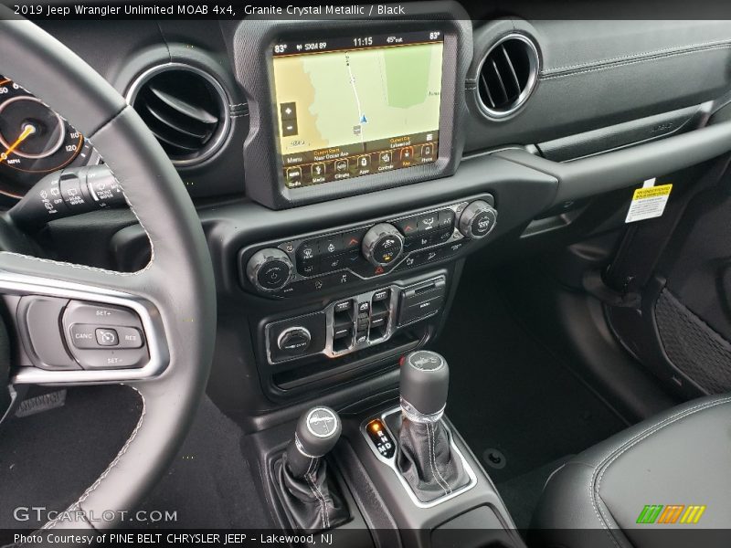 Controls of 2019 Wrangler Unlimited MOAB 4x4
