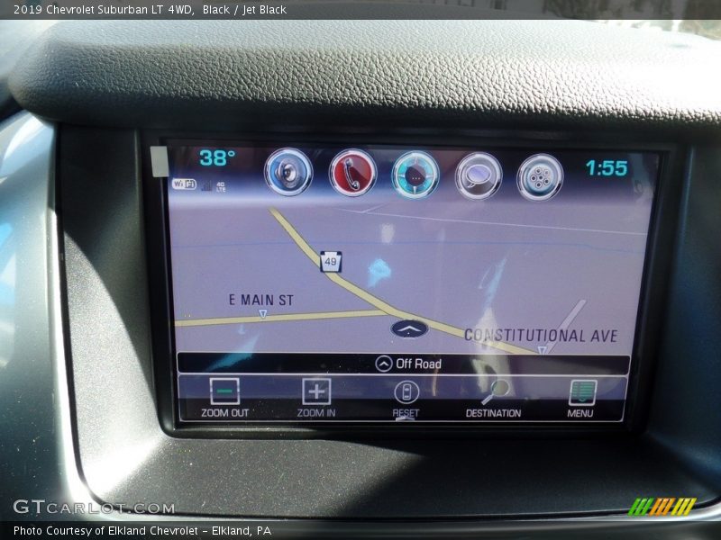 Black / Jet Black 2019 Chevrolet Suburban LT 4WD