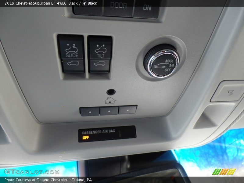 Black / Jet Black 2019 Chevrolet Suburban LT 4WD