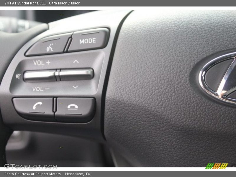 Ultra Black / Black 2019 Hyundai Kona SEL