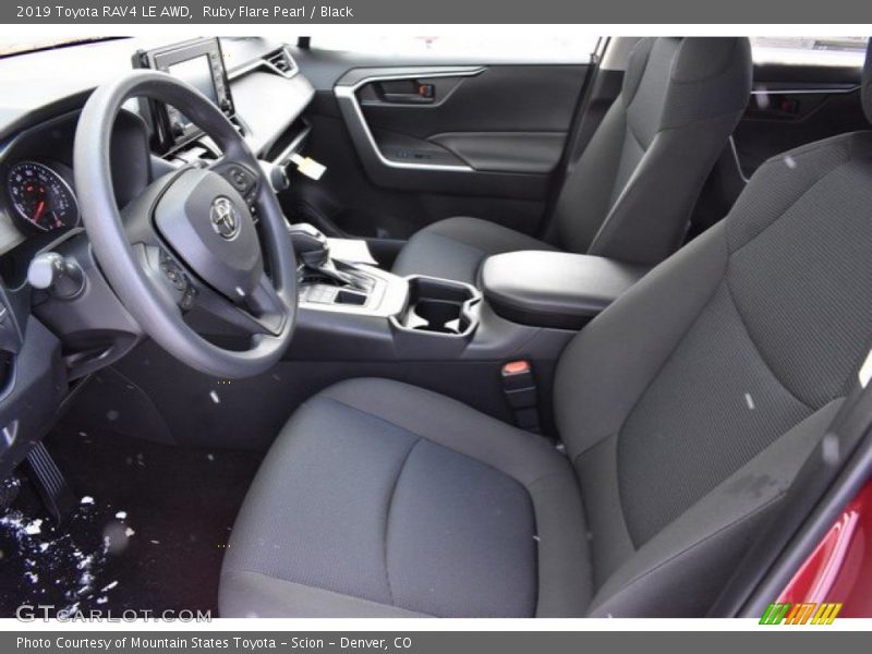 Ruby Flare Pearl / Black 2019 Toyota RAV4 LE AWD