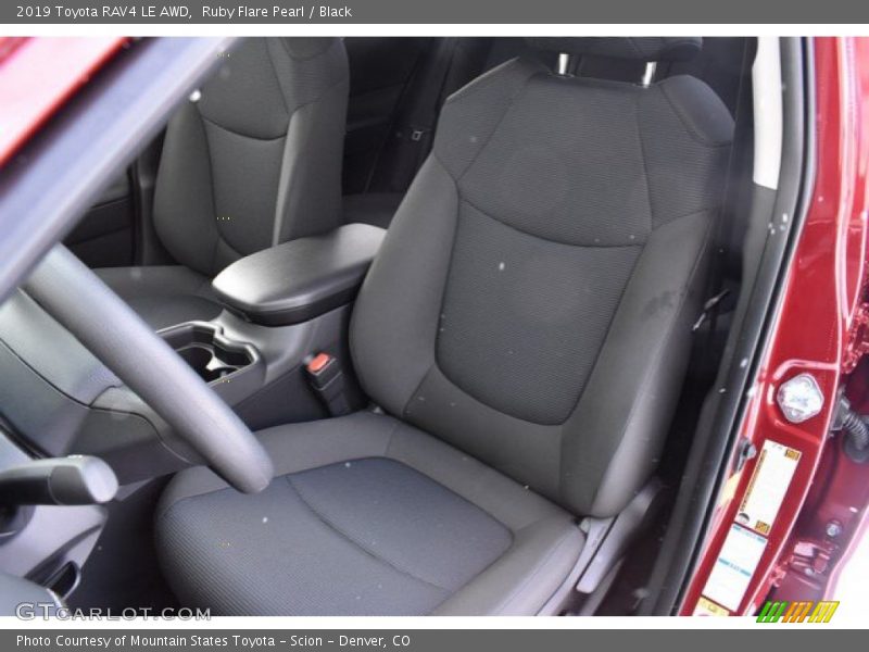Ruby Flare Pearl / Black 2019 Toyota RAV4 LE AWD