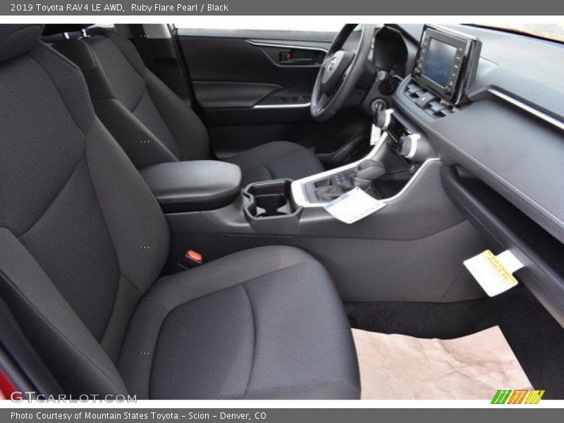 Ruby Flare Pearl / Black 2019 Toyota RAV4 LE AWD