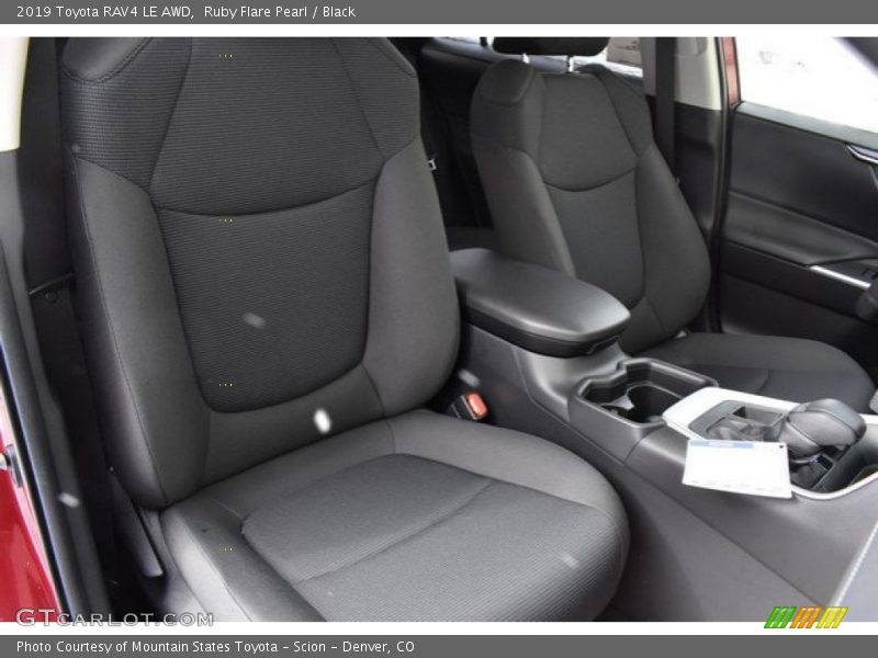 Ruby Flare Pearl / Black 2019 Toyota RAV4 LE AWD