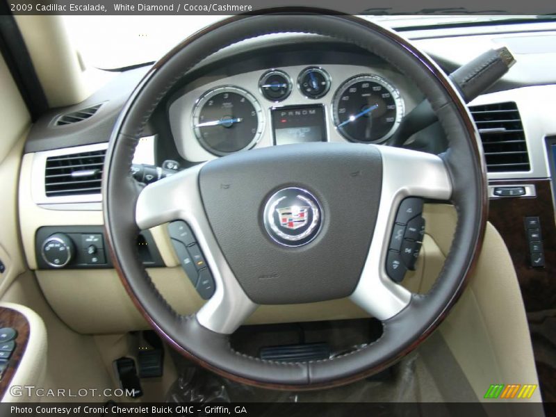 White Diamond / Cocoa/Cashmere 2009 Cadillac Escalade
