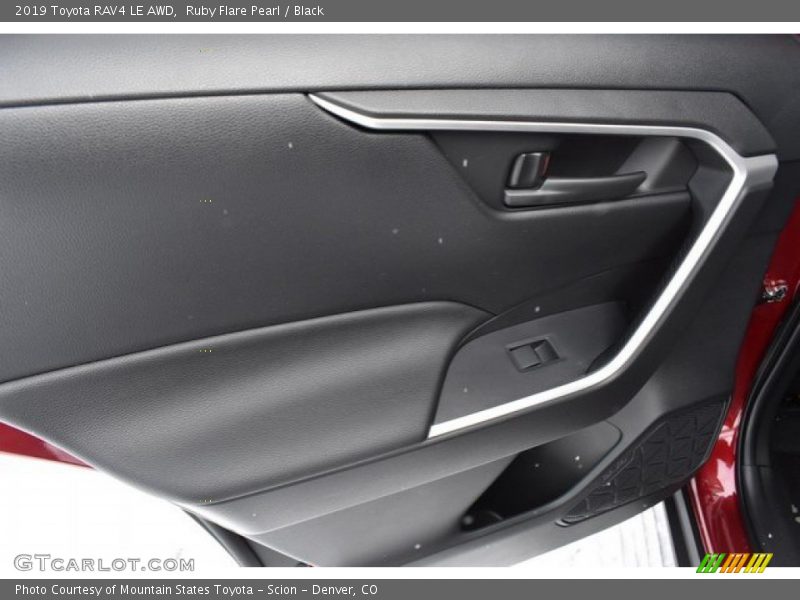 Ruby Flare Pearl / Black 2019 Toyota RAV4 LE AWD