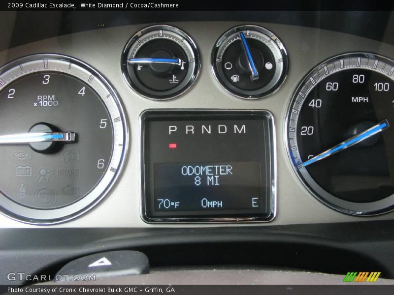 White Diamond / Cocoa/Cashmere 2009 Cadillac Escalade