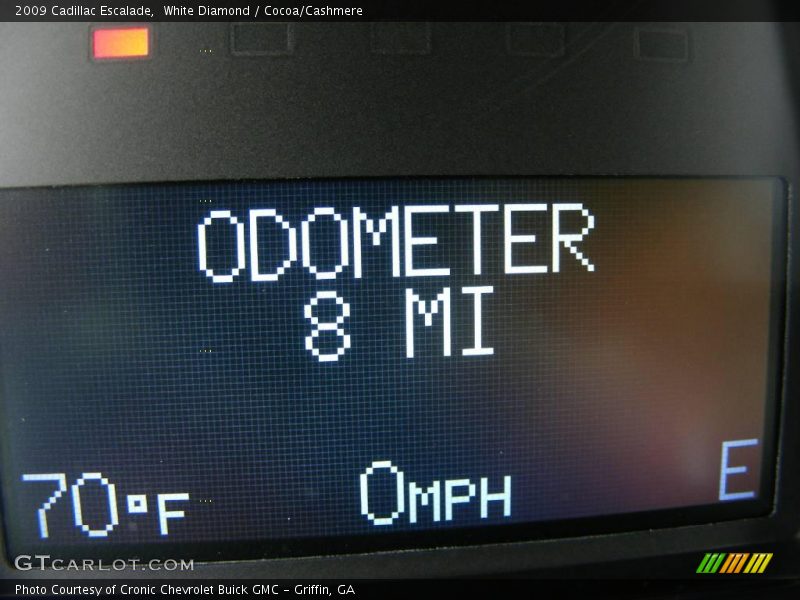 White Diamond / Cocoa/Cashmere 2009 Cadillac Escalade