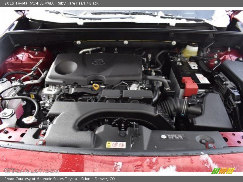 Ruby Flare Pearl / Black 2019 Toyota RAV4 LE AWD