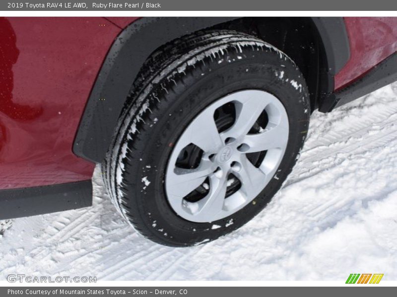 Ruby Flare Pearl / Black 2019 Toyota RAV4 LE AWD