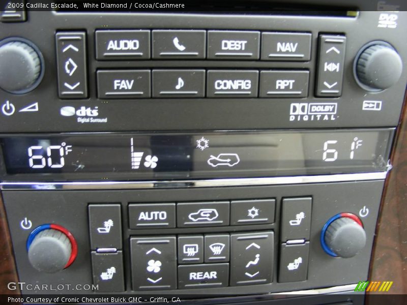 White Diamond / Cocoa/Cashmere 2009 Cadillac Escalade