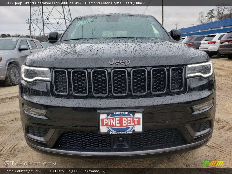 Diamond Black Crystal Pearl / Black 2019 Jeep Grand Cherokee High Altitude 4x4