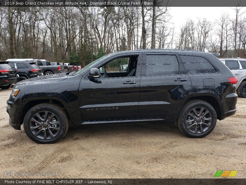 Diamond Black Crystal Pearl / Black 2019 Jeep Grand Cherokee High Altitude 4x4