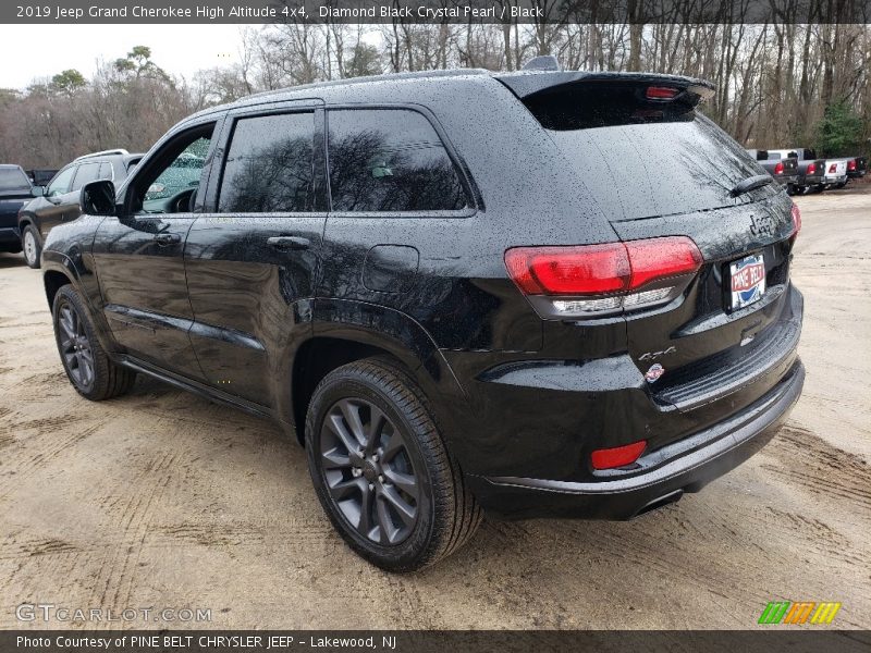 Diamond Black Crystal Pearl / Black 2019 Jeep Grand Cherokee High Altitude 4x4