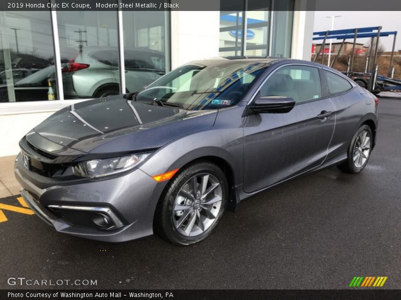 Front 3/4 View of 2019 Civic EX Coupe