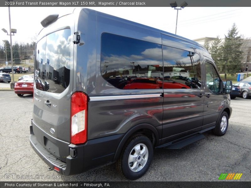 Magnetic / Charcoal black 2019 Ford Transit Passenger Wagon XLT 150 MR