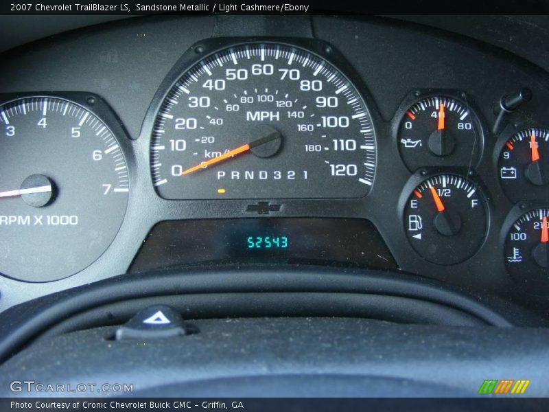 Sandstone Metallic / Light Cashmere/Ebony 2007 Chevrolet TrailBlazer LS