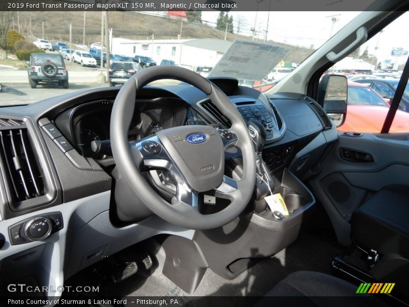 Magnetic / Charcoal black 2019 Ford Transit Passenger Wagon XLT 150 MR