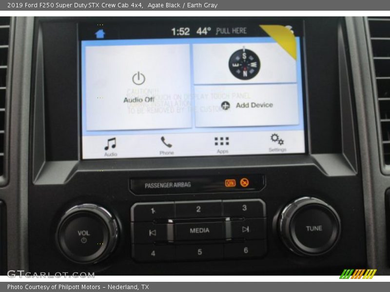 Agate Black / Earth Gray 2019 Ford F250 Super Duty STX Crew Cab 4x4