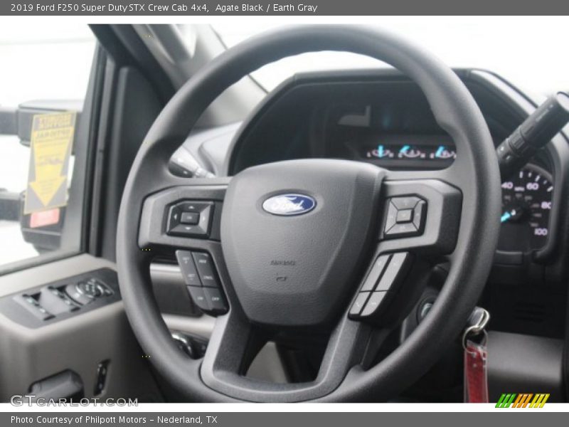 Agate Black / Earth Gray 2019 Ford F250 Super Duty STX Crew Cab 4x4