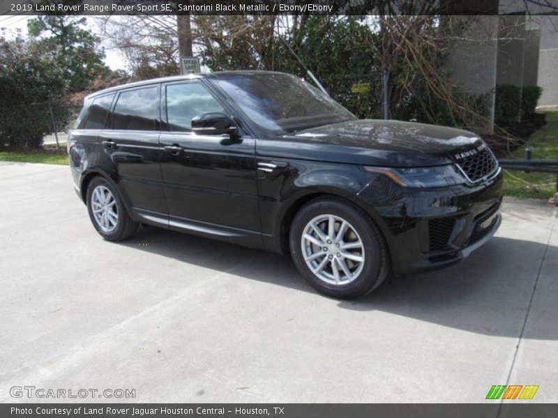 Santorini Black Metallic / Ebony/Ebony 2019 Land Rover Range Rover Sport SE