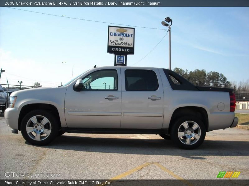 Silver Birch Metallic / Dark Titanium/Light Titanium 2008 Chevrolet Avalanche LT 4x4